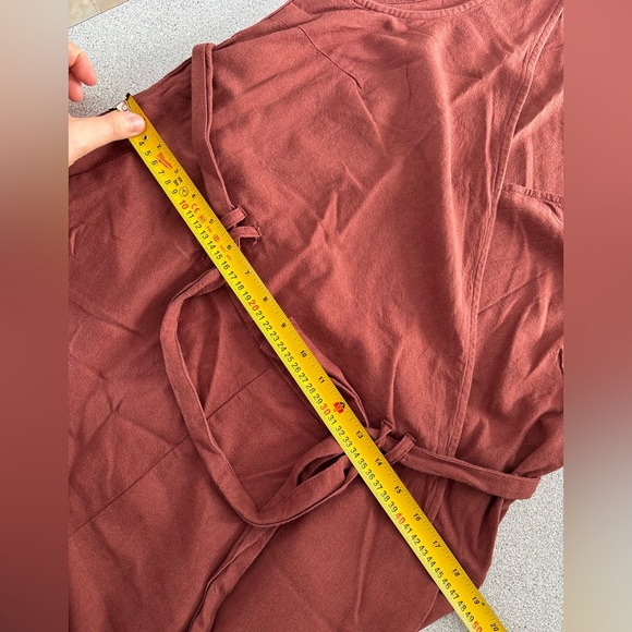 Vero Moda Sleeveless Wrap Jumpsuit Linen blend Waist Tie Women Large Office - Picture 11 of 13